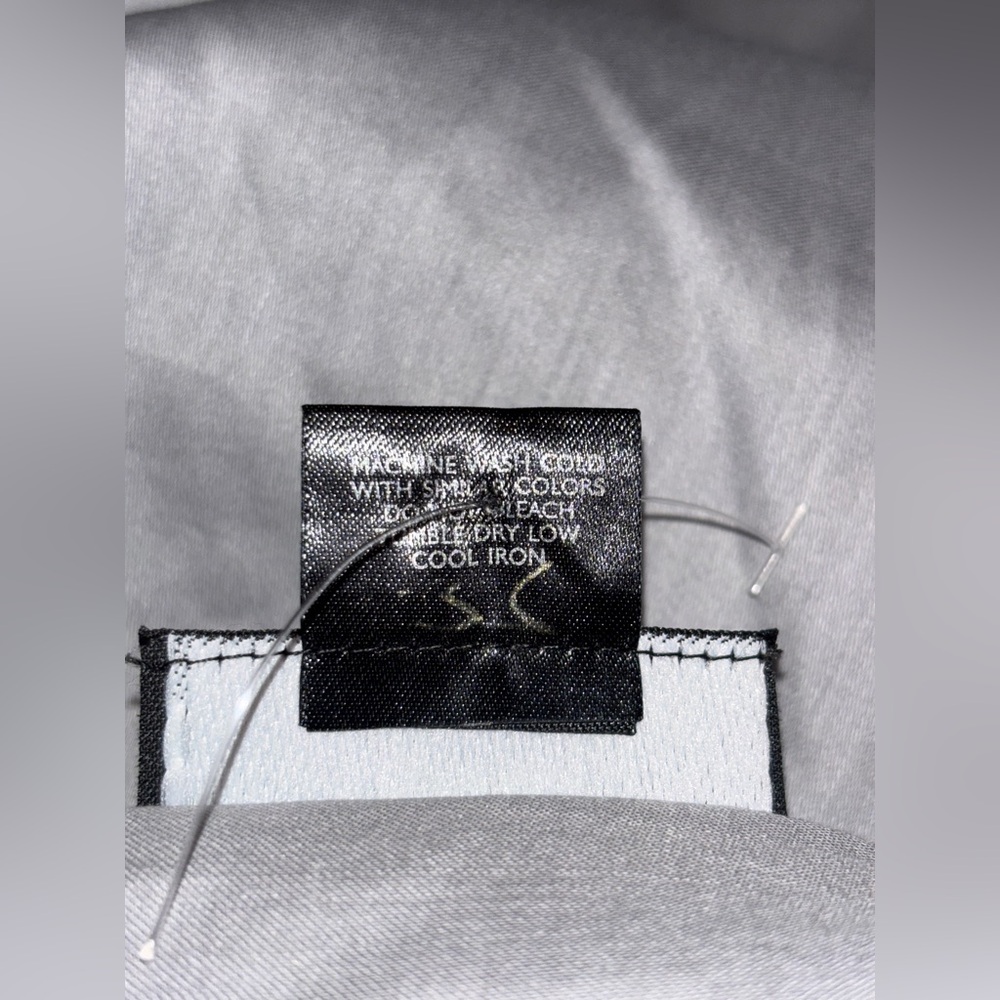 Natori Sateen Cotton Satin Pajama Set XL NEW Silver Gray 2Pc Button Top & Pants - Picture 12 of 14